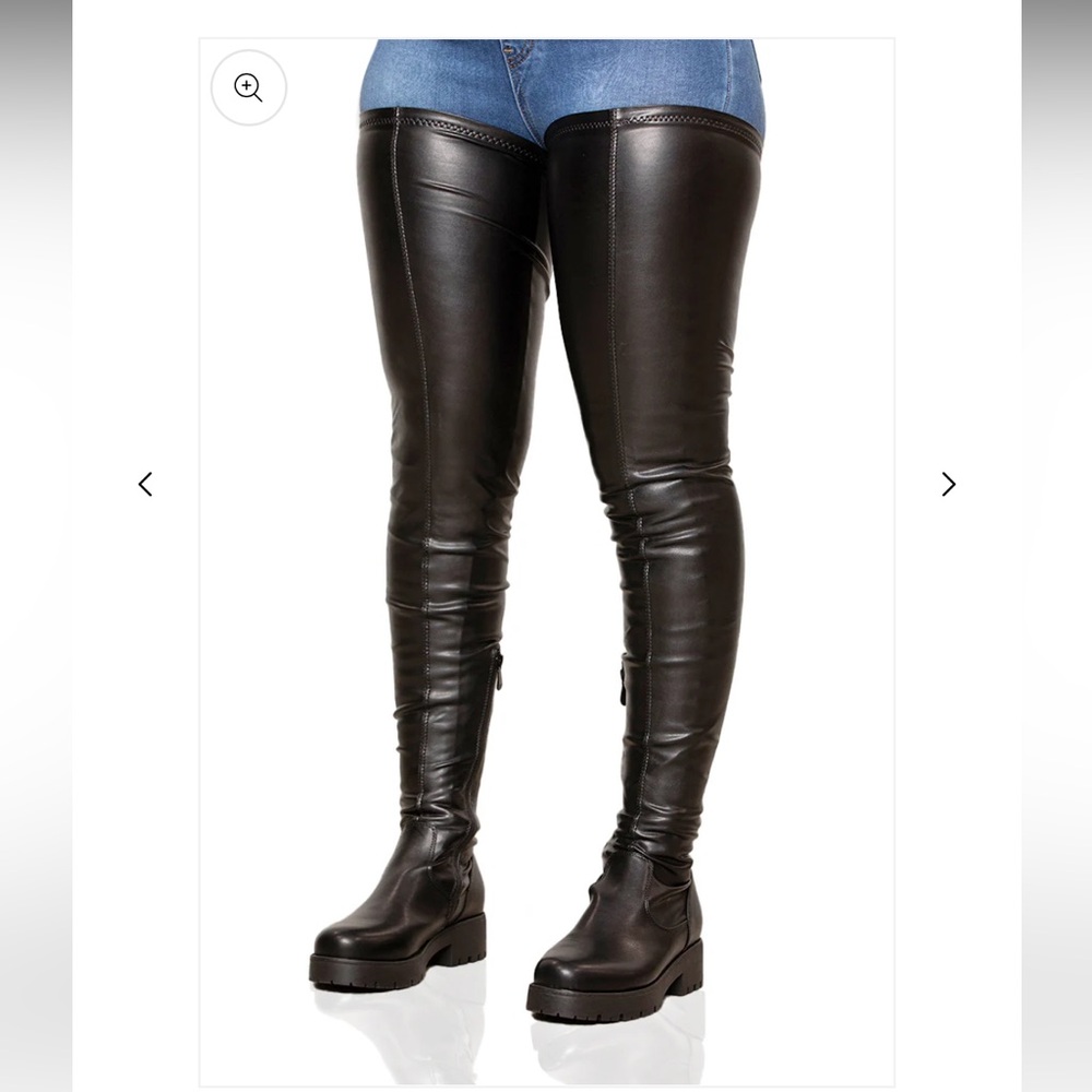 Women's Black Over-the-Knee Boots